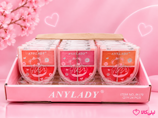 رژگونه چهار رنگ ANYLADY