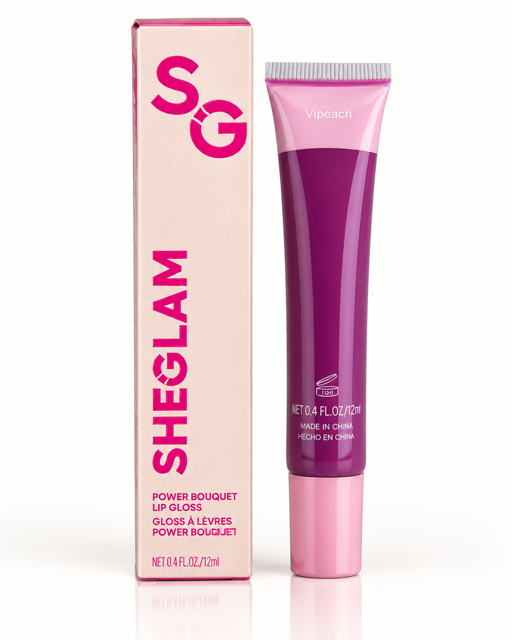 برق لب شگلم SHEGLAM مدل Power Bouquet حجم 12 میلیلیتر